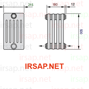 Радиатор IRSAP Tesi 60500/4 T08 CL 01